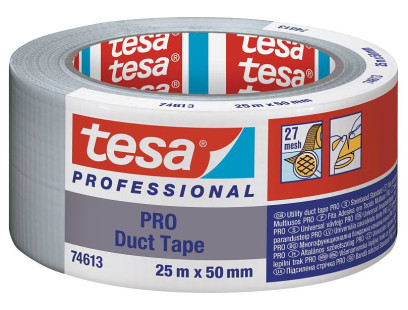 Audinio juosta TESA STANDART (pilka) 25m x 50mm 74613-00003-15
