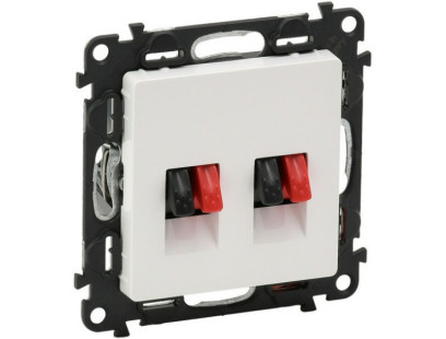 Dvigubas audio lizdas Valena Life Legrand 753178 (baltas)