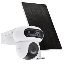 EZVIZ CS-HB90/SP lauko akumuliatorinė dviguba kamera (2x4MP, 10400mAh, Su saulės panele)