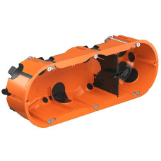 3 vt. dėžutė į gipsą su membranomis Kaiser K9253-22 (48mm gylio)