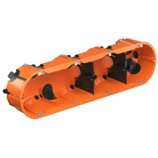 4 vt. dėžutė į gipsą su membranomis Kaiser K9254-22 (48mm gylio)