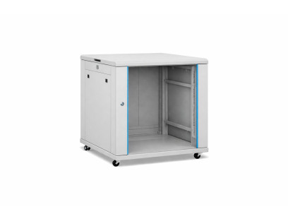 19'' pastatoma komutacinė spinta A2-6818G (18U, 600x800x901mm, IP20, iki 1000kg, pilka, nesurinkta)