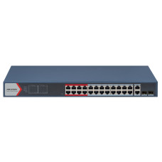 Hikvision 26 prievadų 24 PoE valdomas komutatorius DS-3E1326P-EI(B)