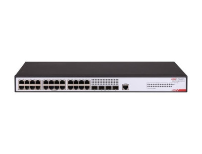 28 prievadų komutatorius Hikvision DS-3E2528-HI-24T4F (valdomas L2+, 24xLAN, 4xSFP, 56Gbps) 28 prievadų komutatorius Hikvision DS-3E2528-HI-24T4F (valdomas L2+, 24xLAN, 4xSFP, 56Gbps)
