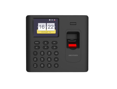 Pirštų atspaudų ir praėjimo kontrolės terminalas Hikvision DS-K1201AMF