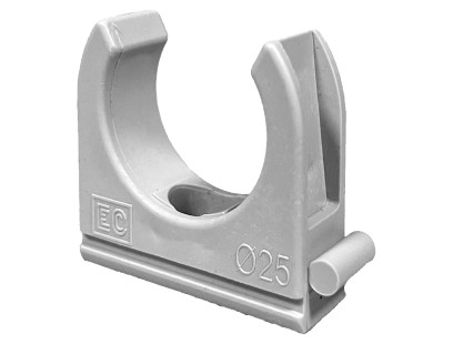 Vamzdžio laikiklis Elettrocanali ECCF20 (D20, pilkas (RAL7035), behalogenis)