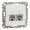 Kompiuterinis lizdas 2xRJ45 STP Schneider Sedna SDD111452S (baltas)
