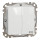 2 klavišų jungiklis Schneider Sedna Design SDD211105 (baltas, IP44)
