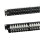 Komutacinė panelė 19" 1U 48 portų Excel 100-394 (Cat.6e)