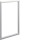 Apdailinis rėmelis Hager FZ012B skydui FWB32 (500x550mm)