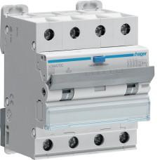Diferencinis automatinis jungiklis Hager ADM470C (4P, 20A, A, 30mA, 6kA)