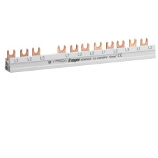Izoliuota sujungimo šyna Hager KDN363F (3P+N, 12 mod., 10mm²)