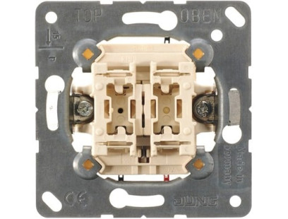 1 kl. mygtuko mechanizmas žaliuzėms JUNG 539VU (10A/250V)