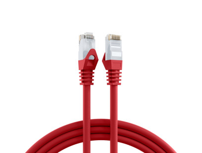 Patch kabelis U/UTP Cat.6 EFB K8104RT.3 (3 m, LSZH, CCA, raudonas)
