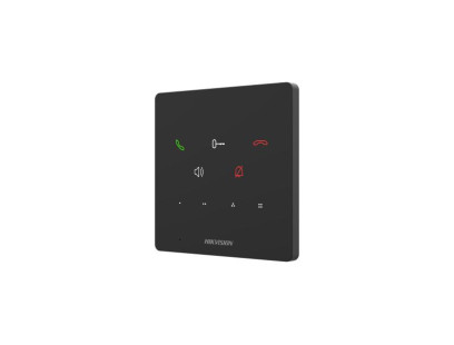 Telefonspynės vidinė stotelė, be ekrano, Hikvision DS-KH6000-E1 (JUODAS) Telefonspynės vidinė stotelė, be ekrano, Hikvision DS-KH6000-E1 (JUODAS)