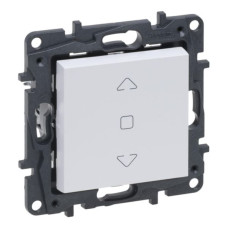Žaliuzių mygtukas Legrand Niloe Step 863143 (baltas)
