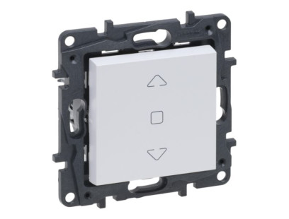 Žaliuzių mygtukas Legrand Niloe Step 863143 (baltas)