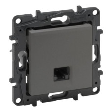 Kompiuterinis lizdas 1xRJ45 UTP Cat.6 Legrand Niloe Step 863463 (pilkas)
