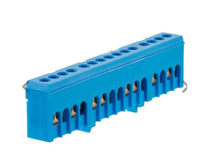 Nulinis gnybtas N15H Cu 15x16 mm2 Morek MAD1015N15 (mėlynas) Nulinis gnybtas N15H Cu 15x16 mm2 Morek MAD1015N15 (mėlynas)