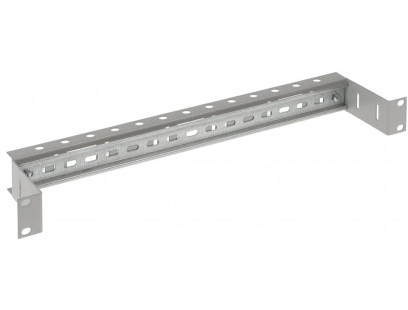 Montavimo panelė VTS0026 19" 1U (įgilinta, su DIN bėgeliu)