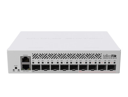 9 prievadų komutatorius MikroTik CRS310-1G-5S-4S+IN (1xLAN, 5xSFP, 4xSFP+)