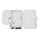 Optinė sieninė dėžutė EX 0691 (plastikinė, SC/LC duplex, 1 kabelio įėjimas, 2 adapteriai, kasetė, be adapterių, 167×102×31 mm)