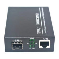 Optinis keitiklis AC101G-1T1F SM (1xRJ45, 1xSFP SC, WDM Tx/Rx, 10/100/1000Mbps, 20km)