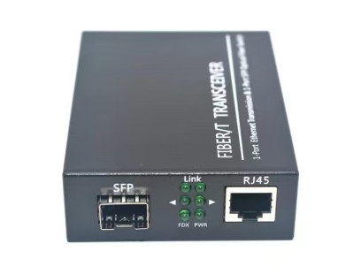 Optinis keitiklis AC101G-1T1F SM (1xRJ45, 1xSFP SC, WDM Tx/Rx, 10/100/1000Mbps, 20km)