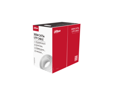 Kabelis ryšio Dahua UTP5e PFM920I-5EUN (Cat5e, HDPE, PoE, PVC, ritė 305m)