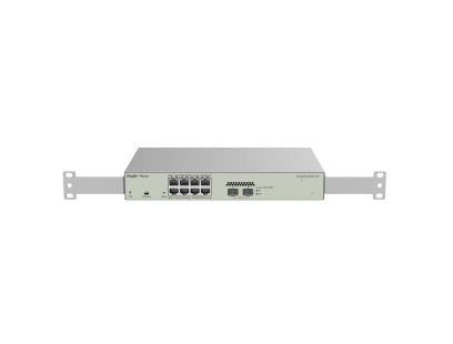 10 prievadų komutatorius Ruijie RG-NBS3100-8GT2SFP-P-V2 (Valdomas, Layer 2, 8 x PoE+) 10 prievadų komutatorius Ruijie RG-NBS3100-8GT2SFP-P-V2 (Valdomas, Layer 2, 8 x PoE+)