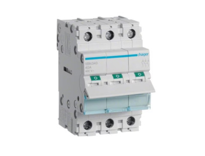 Modulinis jungiklis Hager SBN340 (3 mod, 40A, 3P)