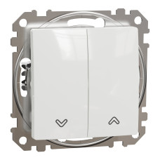 2 klavišų žaliuzių jungiklis Schneider Electric Sedna Design SDD111104 (baltas)