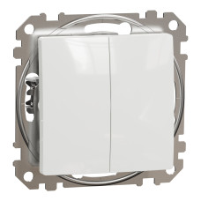 2 klavišų jungiklis Schneider Electric Sedna Design SDD111105 (baltas)