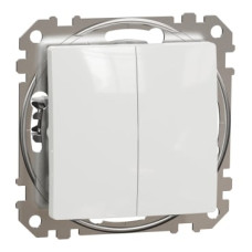 2 klavišų perjungiklis Schneider Electric Sedna Design SDD111108 (baltas)