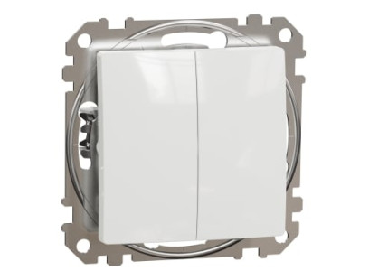 2 klavišų perjungiklis Schneider Electric Sedna Design SDD111108 (baltas)