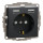 Kištukinis lizdas su įžeminimu Schneider Electric Sedna Design SDD114052 (antracitas, 2xUSB-A)