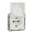Kištukinis lizdas su įžeminimu ir dangteliu Schneider Electric Sedna Design SDD211024 (baltas, IP44)