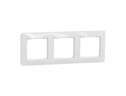 3 vietų rėmelis Schneider Electric Sedna Design SDD311803 (baltas)