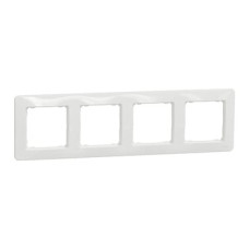 4 vietų rėmelis Schneider Electric Sedna Design SDD311804 (baltas)