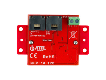 PoE adapteris ATTE SDIP-40-120 PoE adapteris ATTE SDIP-40-120