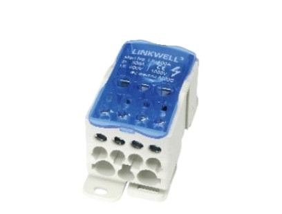 LK gnybtas 500A (In: 4x15 5x0.8 - 8x24x1, Out: 2x6-50mm² 5x2.5-25mm² 4x2.5-16mm²)