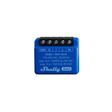 Wi-Fi, Bluetooth valdoma relė Shelly Mini 1 Gen3 (8A , 110-240 VAC, 5A 30 VDC)
