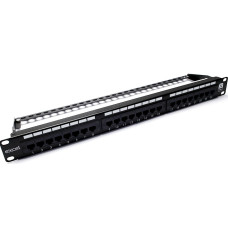 Komutacinė panelė Excel 100-304 (19", 1U, Cat.6, 24 portų)