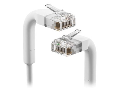 Kabelis patch Ubiquiti U-Cable-Patch-1M-RJ45 (1m, baltas, UTP, 6 Cat.)