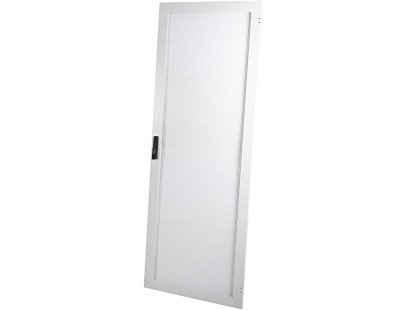 Komutacinės spintos metalinės durys A3-1642G (600 mm, 42U, perforuotos, su spyna, pilkos)
