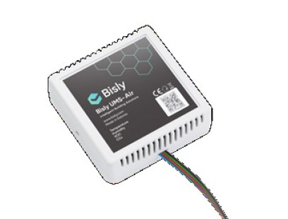 Oro temperatūros ir drėgmės jutiklis Bisly UMS Air (Baltas, 24V DC)