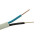 Maitinimo kabelis Lietkabelis BVV-P 2x1.5 (varinis, monolitas, PVC, baltas, 100m)