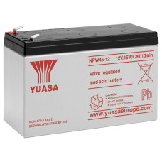 Akumuliatorius YUASA NPW45-12 (8.5Ah, 12V, F2, 45W, VRLA, AGM, gilus iškrovimas)