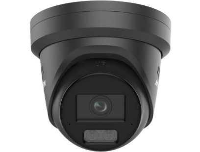 Hikvision Turret DS-2CD2347G3-LIS2UY/SL F2.8 (Juoda, 4MP, Hybrid Light, IR+LED 30m)
