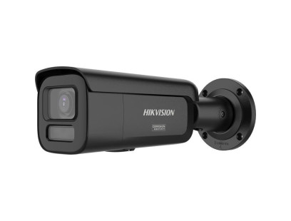 IP kamera Hikvision bullet DS-2CD2647G3T-LIZSY F2.8-12 (Juoda, 4 MP, 60 m IR+LED, Hybrid Light, ColorVu 3.0, AcuSense 3.0)